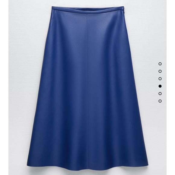 BNWT! Zara Faux Leather Skirt - Picture 6 of 10